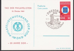 Germany GDR 1967, Postal Stationery - Postcards - Used