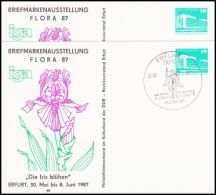Germany GDR 1987, Postal Stationery - Postcards - Used