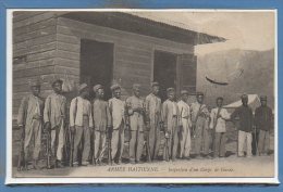 Amérique - Antilles -  HAITI - Armée Haitienne - Inspection D'un Corps De Garde - Haïti