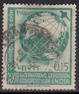 India Used 1964, International Geological Congress, Globe, Geology,   (Sample Image) - Gebraucht