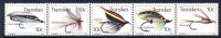 Transkei 1980 Fishing Flies Strip Of 5, MNH - Transkei