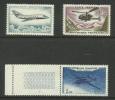 FRANCE - 1960 AIRMAILS 3 VALUES MLH * - 1960-.... Neufs