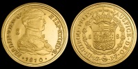 FERNANDO VII  (1.808-1.833)  8 ESCUDOS  1.810 ORO  LIMA  SC/UNC  Réplica    DL-10.417 - Andere & Zonder Classificatie