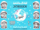 Jordan 1965 Russian Cosmonauts Overprinted S/S MNH - Jordanien