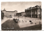 Italie - Italia - Torino - Turin - Piazza Castello , Taxe Au Dos (2 Scans ) - Lugares Y Plazas