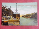 Buffalo,NY--Scene In Buffalo Harbor--cancel 1908--PJ 140 - Buffalo