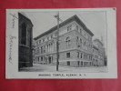 Albany,NY--Masonic Temple--cancel 1907--PJ 141 - Albany