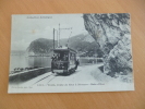 CPA Tram, Route De Nice à Monaco Baie D'Eze. - Eze