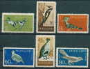 1162 Bulgaria 1959 Birds **MNH /Vogel.- Kohlmeise Wiedehopf Grosser Buntspecht Rebhuhn Steinhuhn Kuckuck - Cuco, Cuclillos