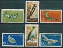 1162 Bulgaria 1959 Birds **MNH /Vogel.- Kohlmeise Wiedehopf Grosser Buntspecht Rebhuhn Steinhuhn Kuckuck - Cuckoos & Turacos