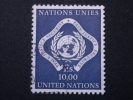 Nations - Unies  Genève   ( O )  De  1969 / 70    "   Type Siège De New - YORK    "     N° 14       1 Val . - Usati