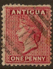 ANTIGUA 1884 1d Carmine-red QV SG 24 U YQ212 - 1858-1960 Kolonie Van De Kroon