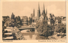67 STRASSBURG - Evangelische Kirche St Paul Und Munster - Strasbourg