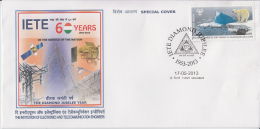 India  2013  Electricity Pylons  Engineering & Telecommunications  Penguin Stamp  Special Cover # 49592 Indien Inde - Elettricità