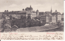 CPA MENZINGEN Töchter Institut 1904 ( Dos Scanné) - Menzingen