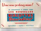 Buvard Biscottes Heudebert Vous Vous Porterez Mieux! En Consommant à Chaque Repas Les Nouvelles B.  Des Années 1960 - Biscottes