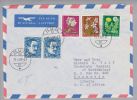 Schweiz Pro Juventute 1961-01-11 Thun Luftpostbrief 4Gr. Nach Monrovia Liberia Ans Konsulat - Storia Postale