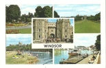 Cp, Angleterre, Windsor, Multi-Vues, Voyagée 1966 - Windsor