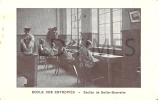 BELGIUM - CHARLEROI - ECOLE POUR ESTROPIÉS-SECTION DE SELLIER-BOURRELIER - 1915 PC. - Autres & Non Classés