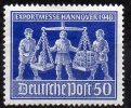 GERMANY 1948 Hanover Trade Fair. - 50pf Weighing Goods MH - Ungebraucht