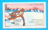 CONGO Jeux Olympiques Ski JO  LAKE PLACID 1980 / MNH** / R 35 - Hiver 1980: Lake Placid