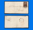 GB 1841-0013, QV 1d Red-Brown G-B SG8a Plate 17 (Spec BS6) Letter Sheet W/ Black MC Cancel (4 Scans) - Brieven En Documenten