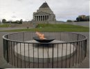 Victoria - Melbourne Shrine Of Remembrance & WWII Cenotaph And Eternal Flame - Monuments Aux Morts