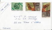 Nouvelle Calédonie  Lettre Par Avion  11/11/1976  Affranchie   Cat Yt ° 382,391x2 - Cartas & Documentos