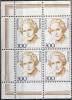 GERMANY -  BUNDESPOST - MARIA PROBST - Bl Of 4  - **MNH - Famous Ladies