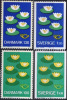 EUROPEAN  ORG. NORDEN  LOT - Water Lilies - MAT.GUM. - **MNH - 1977 - Cat. 40 E - Instituciones Europeas