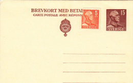 Zweden Postkaart P64F+A Cat. 5.00 Euro - Enteros Postales