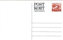 Zweden Postkort P101 Cat 1.25 Euro - Postal Stationery