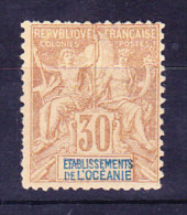 Océanie N°9  Neuf Charniere Dents Un Peu Juste - Unused Stamps
