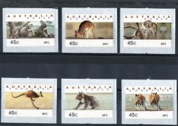 Australia 1994 Kangaroos & Koalas - Counter Printed Set - NPC - Nuovi