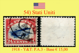 Stati.Uniti-0054 (1918 - Y&T: P.A. N.3) - 1a. 1918-1940 Used