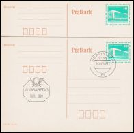 Germany GDR 1990, Postal Stationery - Postkaarten - Gebruikt