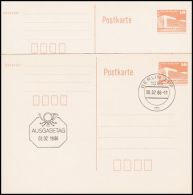 Germany GDR 1986, Postal Stationery - Postales - Usados