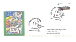 SPAIN. POSTMARK 50th ANNIV. SCHOOL NUESTRA SEÑORA DE LA SIERRA. CABRA 2008 - Macchine Per Obliterare (EMA)