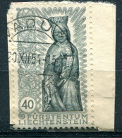 Liechtenstein 1954 - YT 292 (o) Sur Fragment - Gebraucht