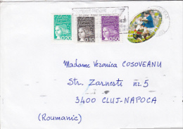 RUGBY WORLD CUP, STAMP ON COVER, SENT TO ROMANIA, 1999, FRANCE - Covers & Documents