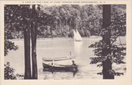 North Carolina Greensboro A View Of The Lake At Camp Herman Near - Greensboro