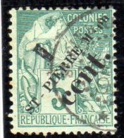 St Pierre Et Miquelon:année 1891 N°35 Oblitéré - Usados