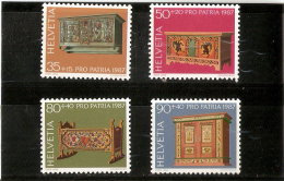 SUISSE   N ° 1276/1279     NEUF **  LUXE   1987 - Unused Stamps