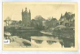 ZIERIKZEE * GEZICHT OP BEIDE HAVENPOORTEN * ANSICHTKAART * CPA (2128) GELOPEN NAAR GIESSENDAM - Zierikzee