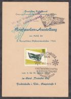 Germany DDR 1966 FDC Sport Tobogganing Philatelic Exhibition 5.75 - Covers & Documents