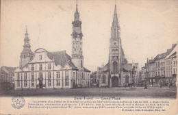 Saint-Trond. -  Grand´ Place;  1919 Naar Verviers - Sint-Truiden