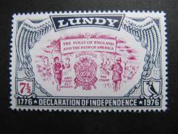 62 Independence USA US America 1776  Lundy Monnaie Puffin Macareux Moine Atlantique Ile Britanique - Autres & Non Classés