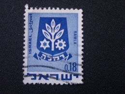 ISRAEL  ( O )  De  1960 / 1970    "    Armoiries Des Villes - Herzliya    "         N°  382 A                  1 Val . - Used Stamps (without Tabs)