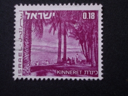 ISRAEL  ( O )  De  1971 / 1975    "    Paysages D' Israël - Lac De Tibériade    "         N°  461              1 Val . - Oblitérés (sans Tabs)