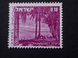 ISRAEL  ( O )  De  1971 / 1975    "    Paysages D' Israël - Lac De Tibériade    "         N°  461              1 Val . - Usados (sin Tab)